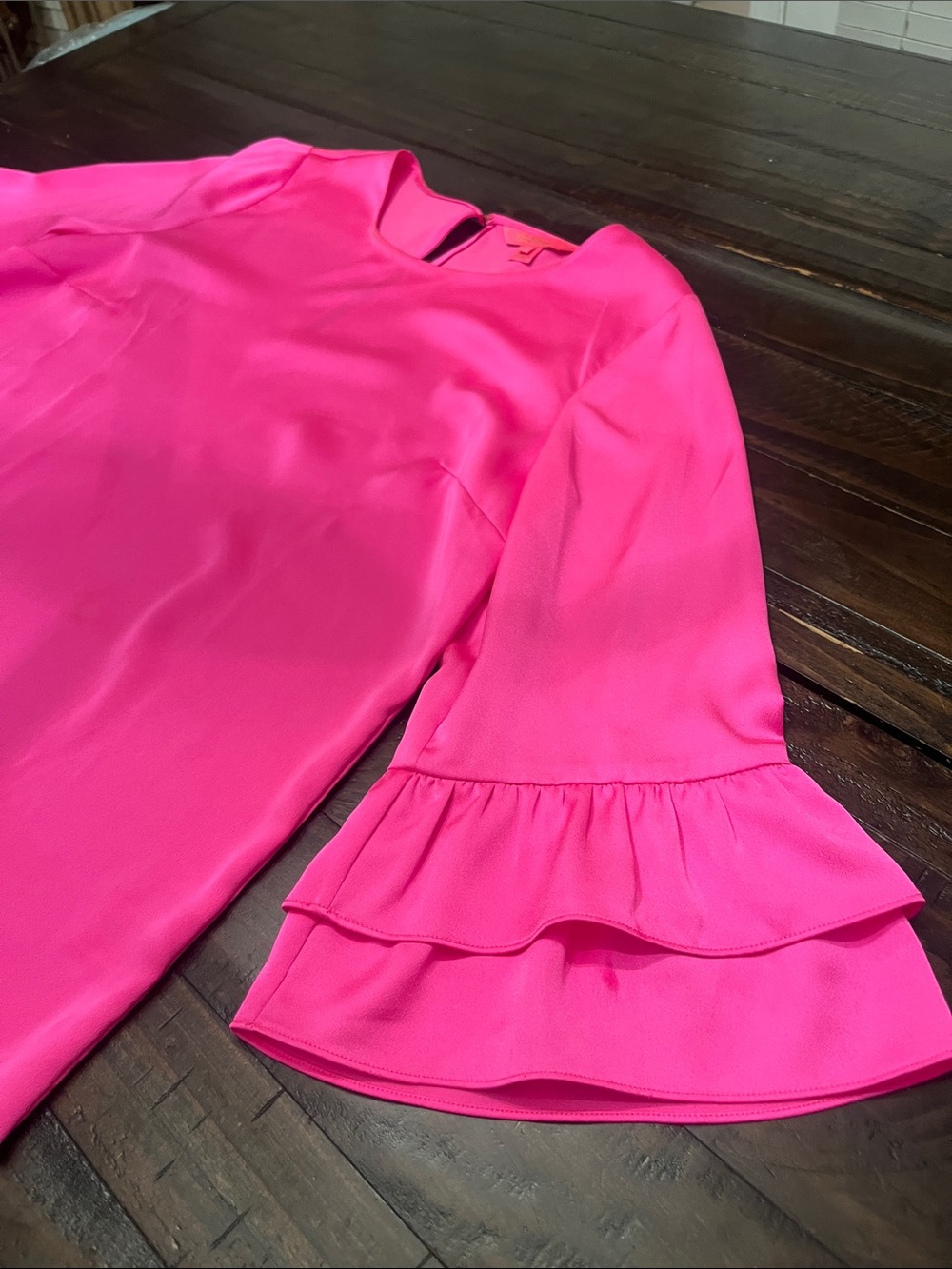 Lilly Pulitzer Vibrant Pink Top - Picture 3 of 6
